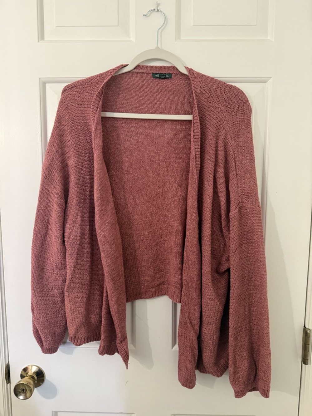 wild fable Rose Open-Front Knit Cardigan